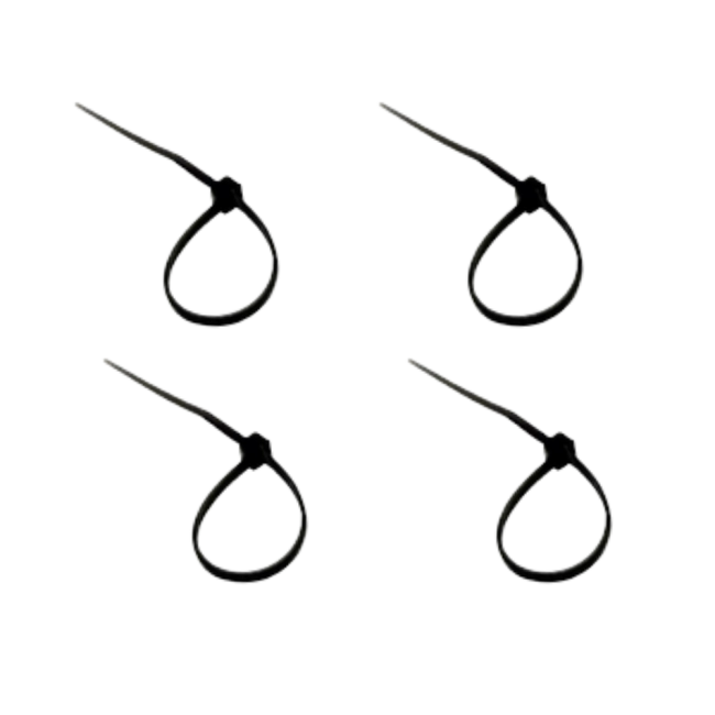 Abraçadeiras 3.6 x 250 - 4 peças