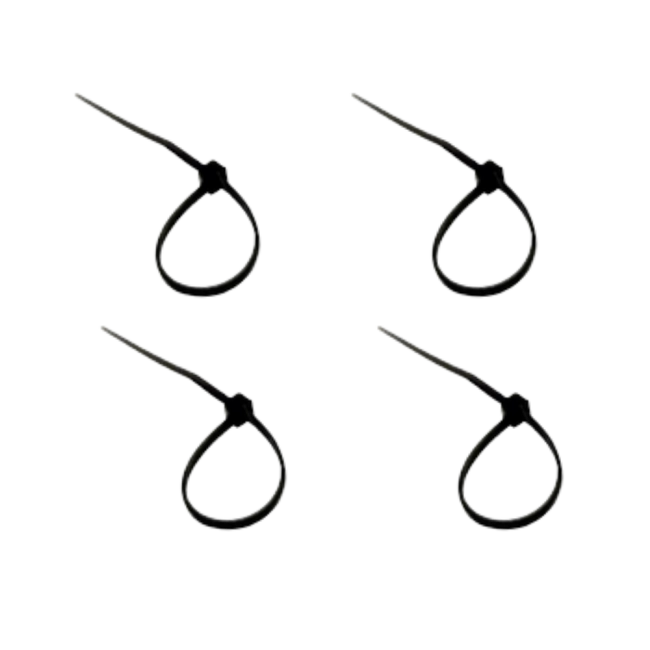 Abraçadeiras 4.8 x 200 - 4 peças