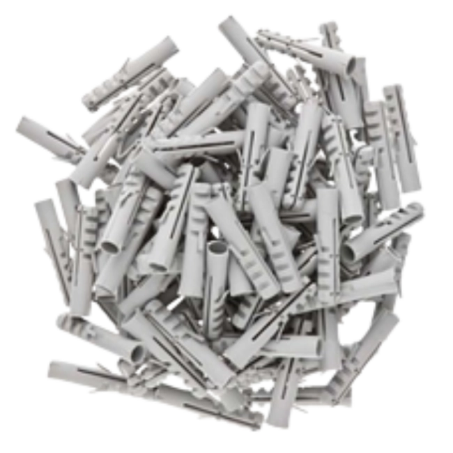 Buchas para Parede  n° 06 - 30 peças