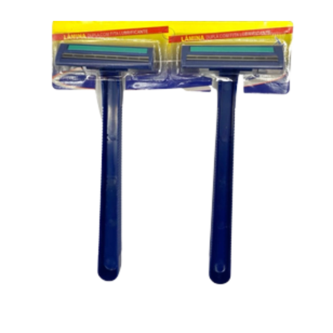 Cartela com 12 pares de gilete