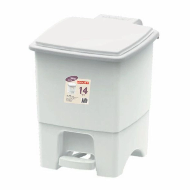 Cesto de Lixo de Pedal Quadrado 14 Litros