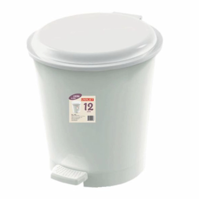 Cesto de Lixo de Pedal Redondo 12 Litros