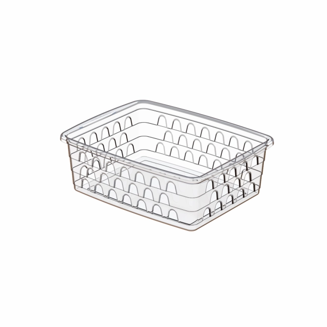 Cesto Multiuso Médio Transparente