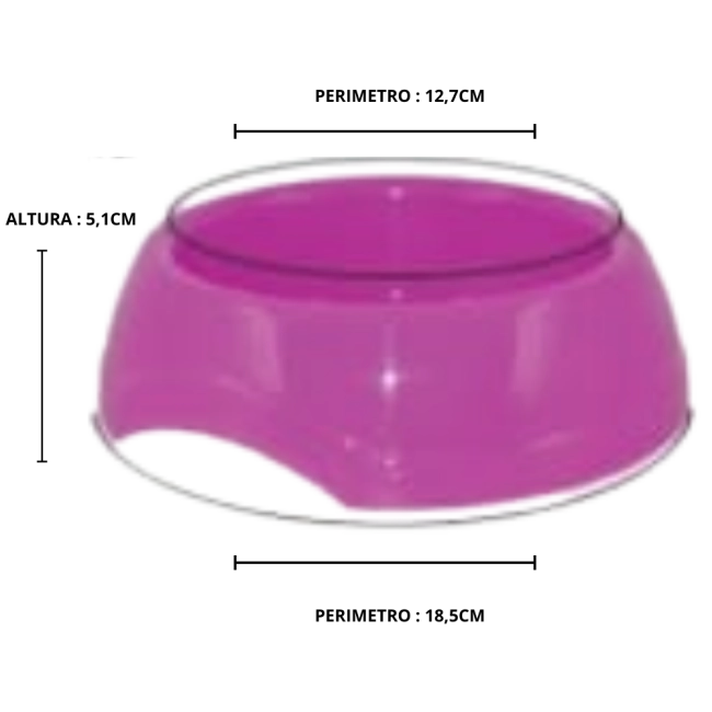 COMEDOURO MENOR TIGELA I - 500ML