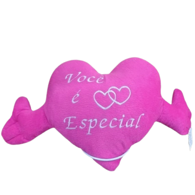 Coração Você é Especial com Mão - Médio