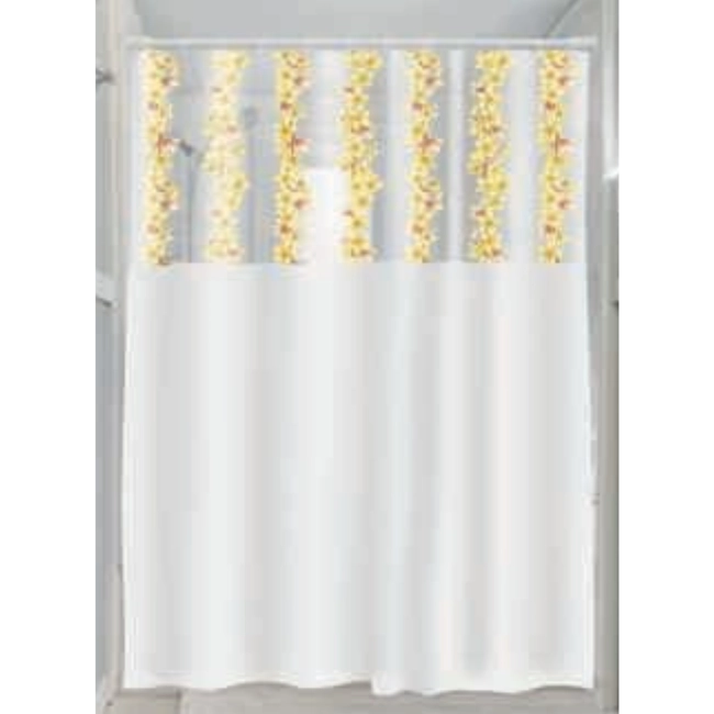 Cortina para Box de Banheiro - Flores