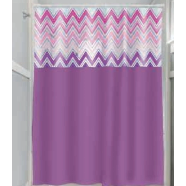 Cortina para Box de Banheiro  Zig Zag