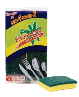 Esponja Multiuso Leve 4 Pague 3