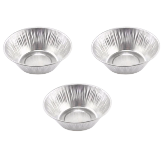 Forma para torta crespa 8x72x80 mm - 3 peças