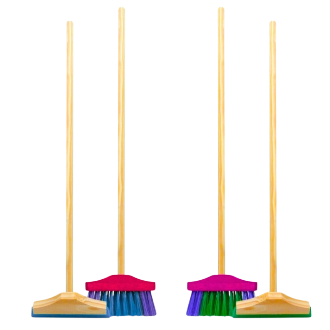 KIT LIMPEZA VASSOURINHA E RODO INFANTIL