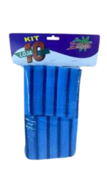 Kit loja do 10 - Kit Esponja Azul