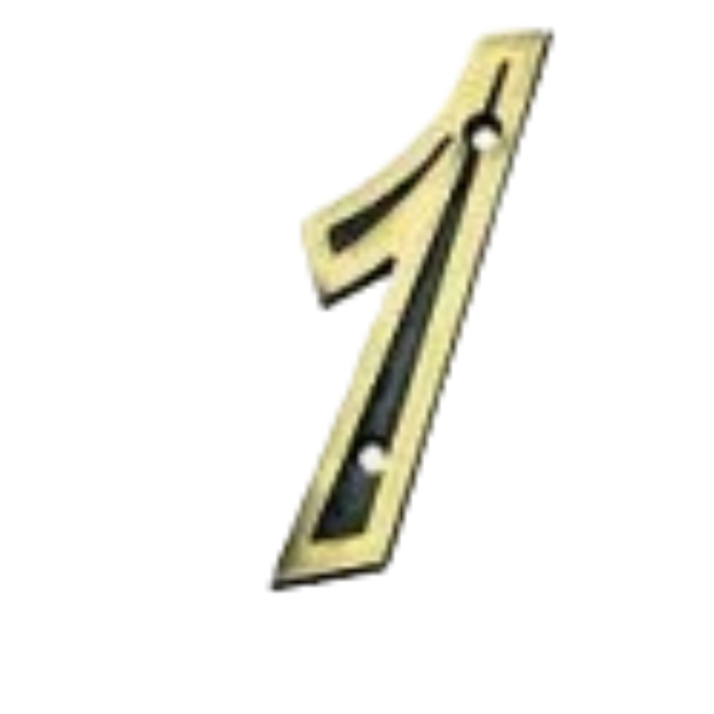 Número residencial 1