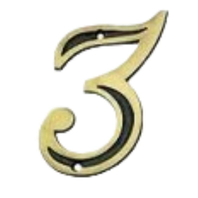 Número residencial 3