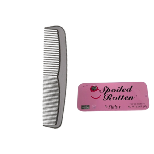 Pente para bolso + Porta remédios