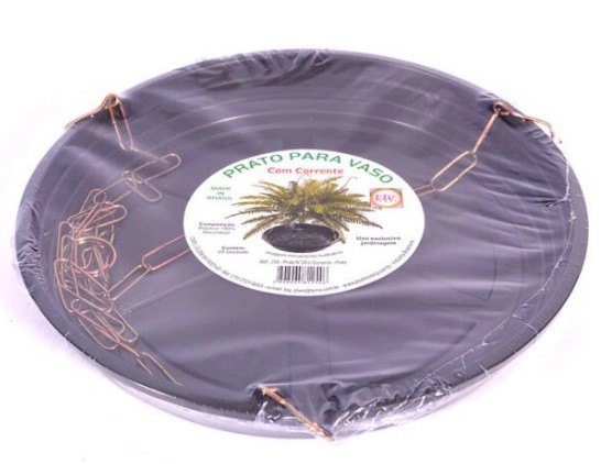 Prato Suspenso N° 26 com Corrente N° 1 - Preto