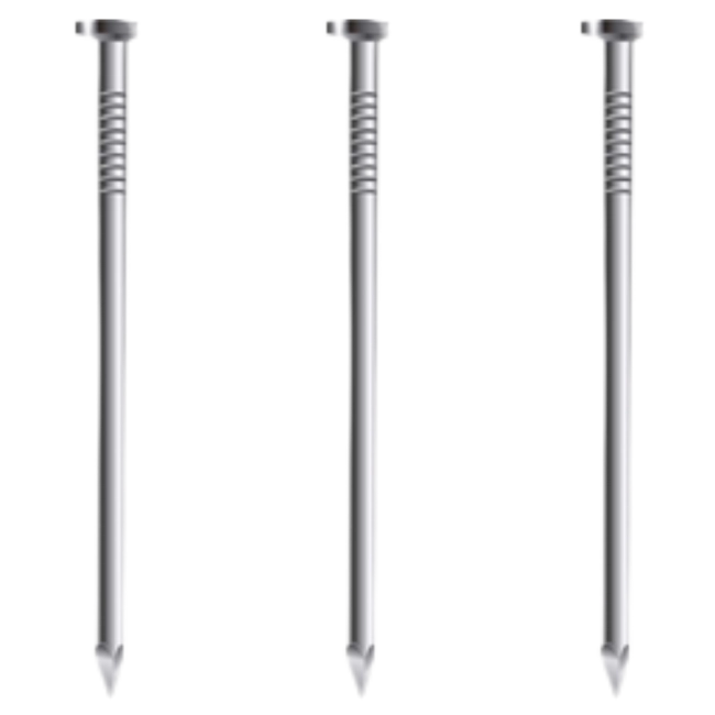 Pregos com cabeça 18 x 30 - 3 peças