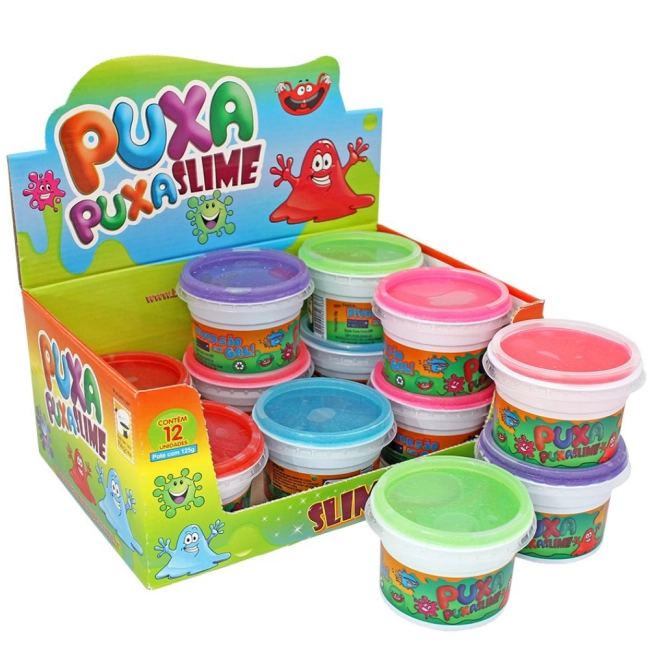 SLIME PUXA PUXA GLITTER