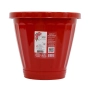 Vaso Cachepot Com Prato N28 - Vermelho REF 842