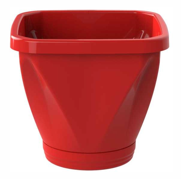 Vaso Quadrado Vermelho - Nº28 - REF 1239