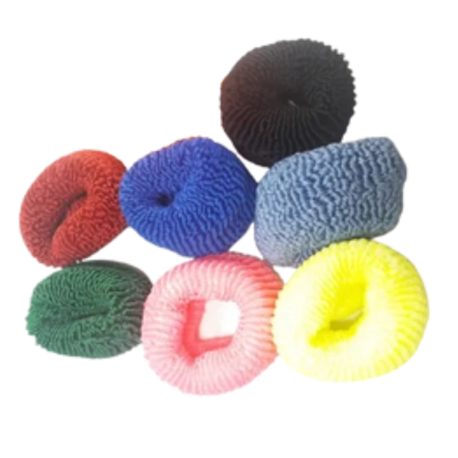 Xuxinha lisa pequena 07 peças colorida