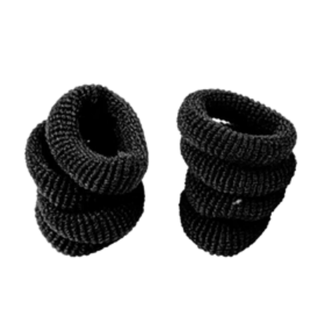 Xuxinha lisa pequena 07 peças preta