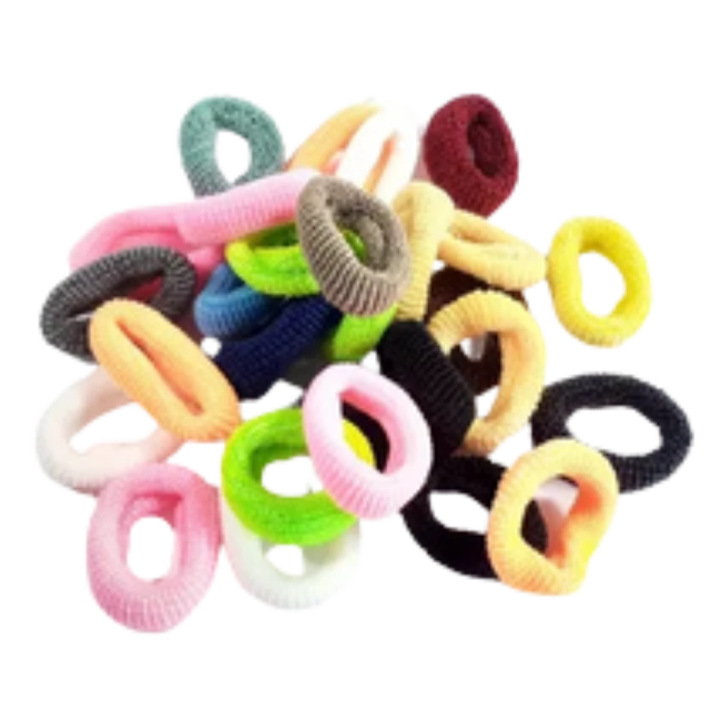 Xuxinha lycra colorida com base 25 peças